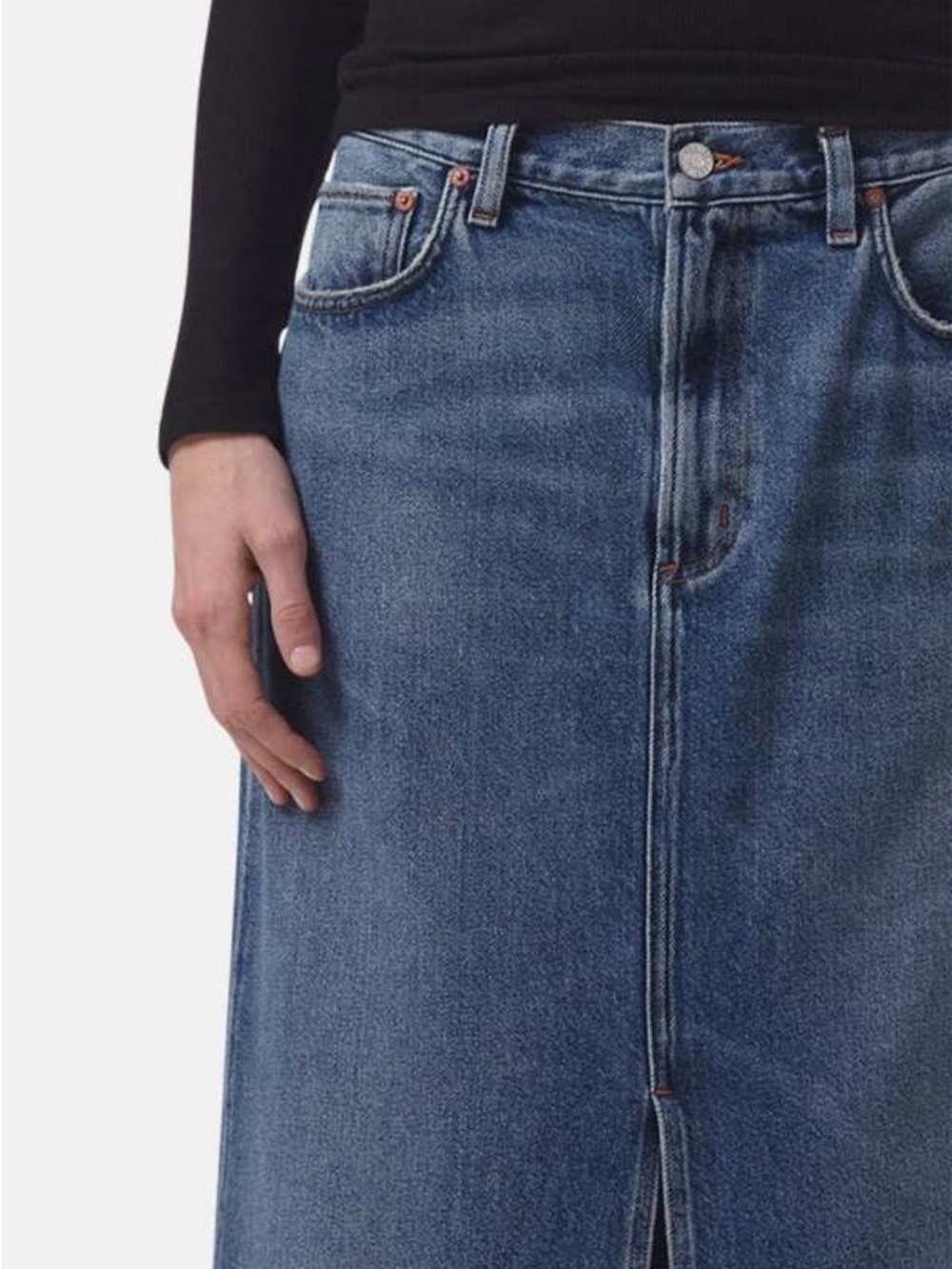 Agolde Leif Skirt in Swing 29 $300 - Picture 4 of 10